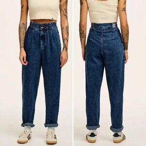 LUCY & YAK Addison Denim Jeans in Mid Wash Blue